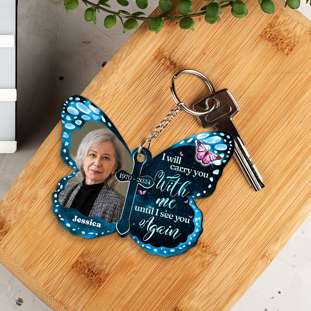 Carry You With Me - Personalized Acrylic Keychain