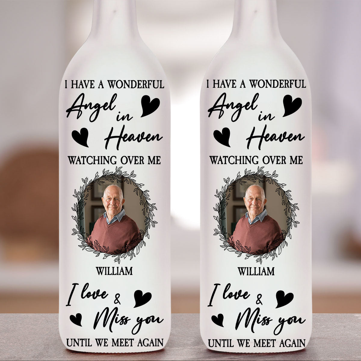 I Really Miss You - Personalized Bottle Lamp