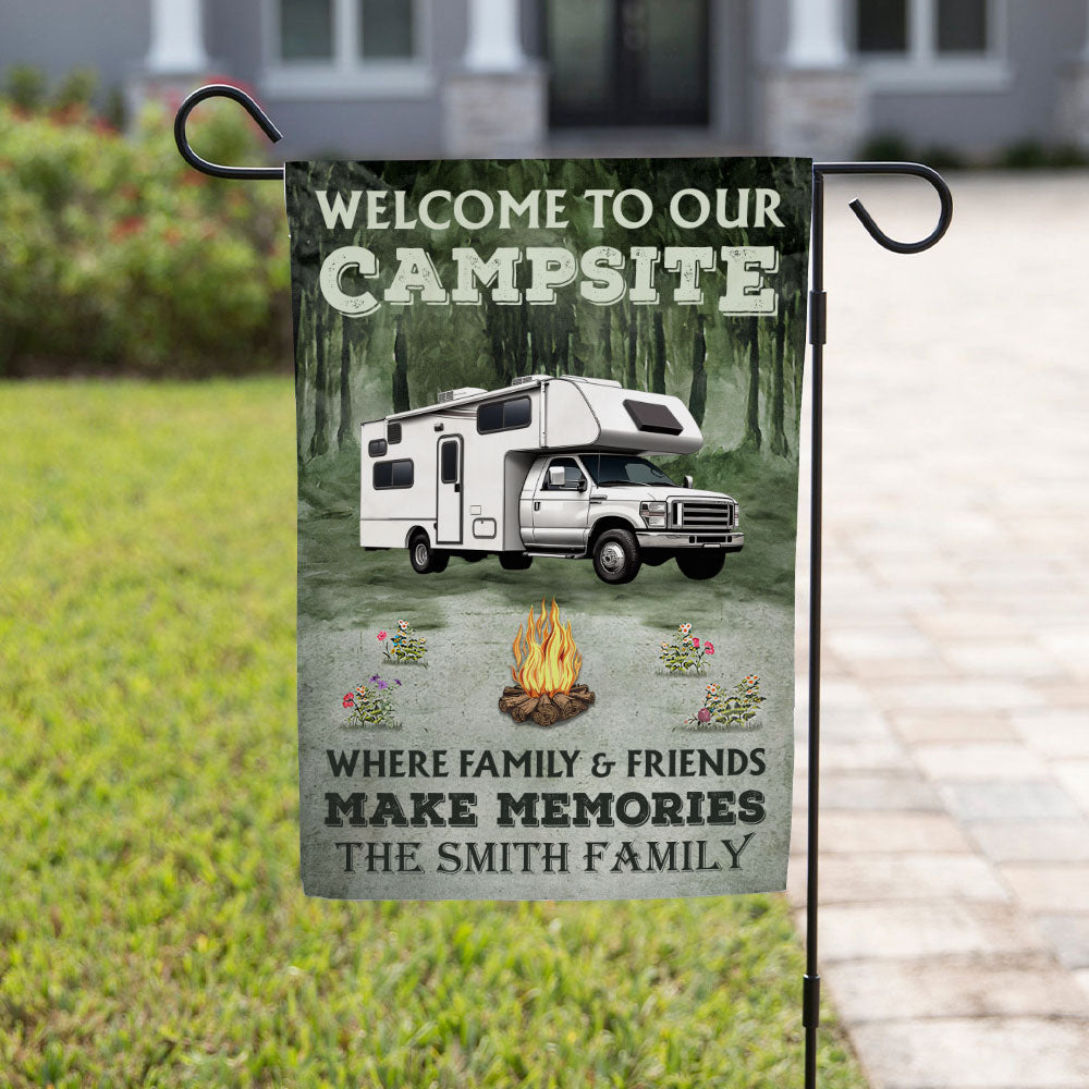Family And Friends - Personalized Flag