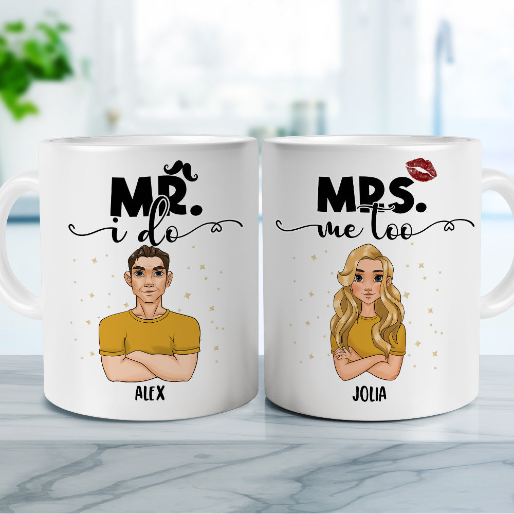 Custom Anniversary Keepsake Gifts For Couple • I Do Me Too - Personalized Coffee Mug