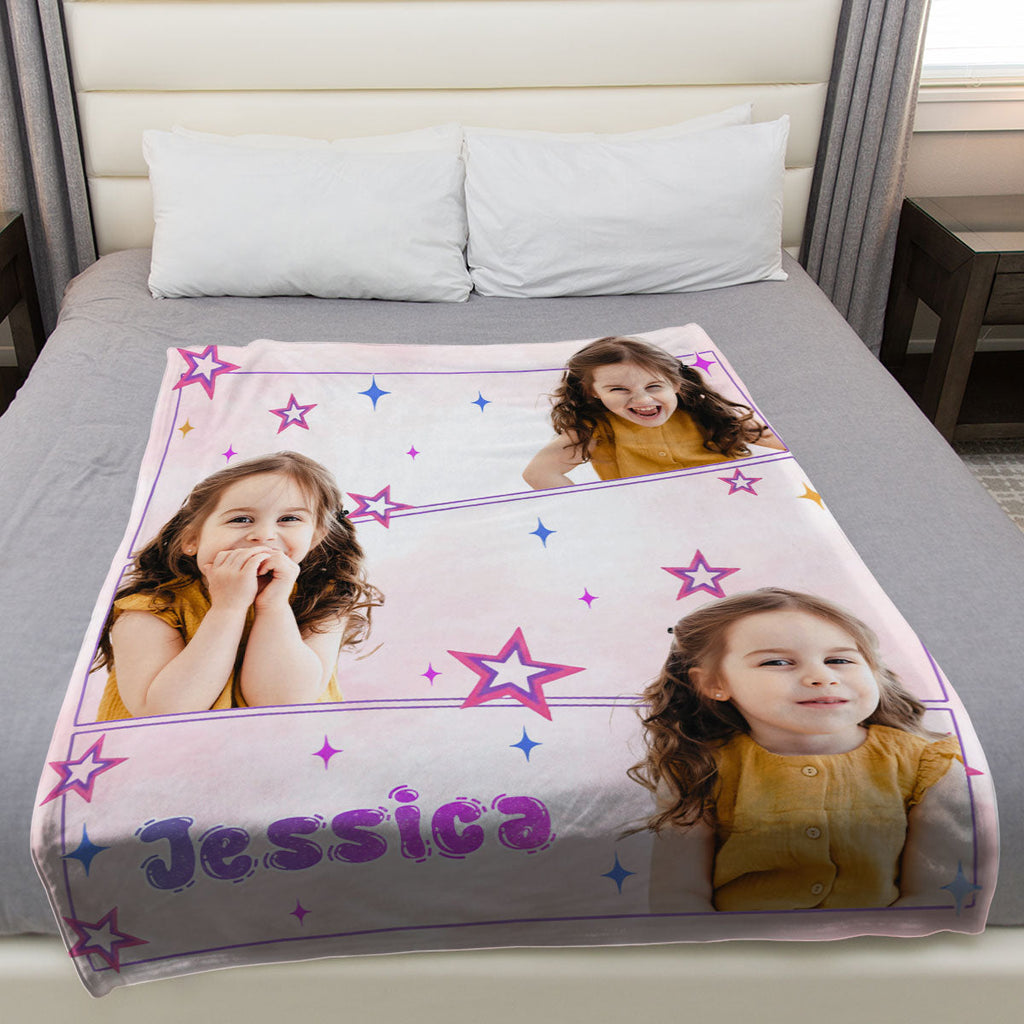 You Are Loved My Girl - Personalized Fleece Blanket