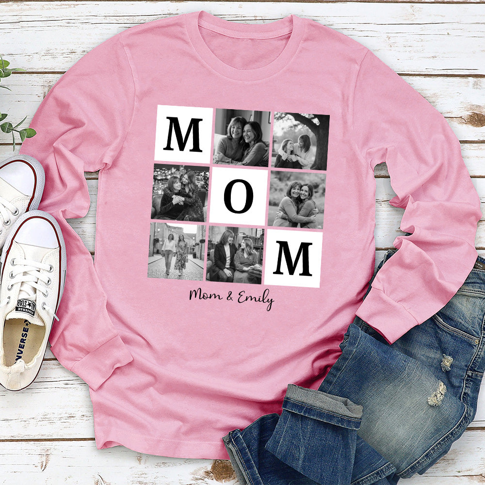 Custom Photo Mother's Day Gift for Mom & Grandma • My Forever Hero Mom - Personalized Shirt