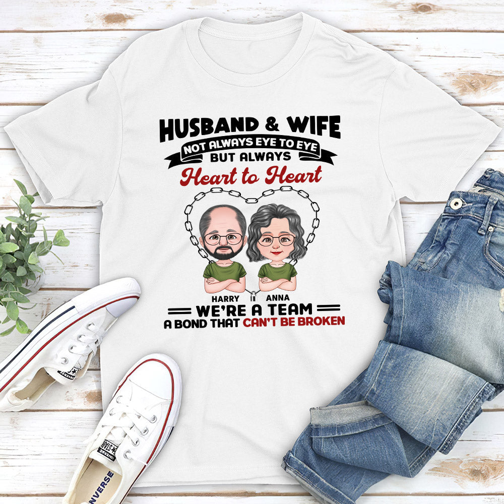 Custom Anniversary Keepsake Gifts For Couple • Husband And Wife - Personalized Classic T-shirt