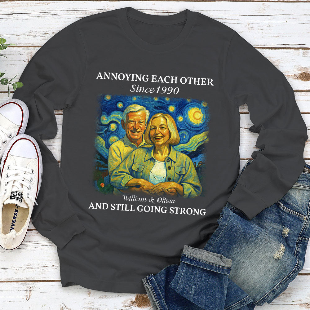 Custom Photo Christmas Anniversary Keepsake Gifts For Husband • Photo Still Going Strong - Personalized Shirt