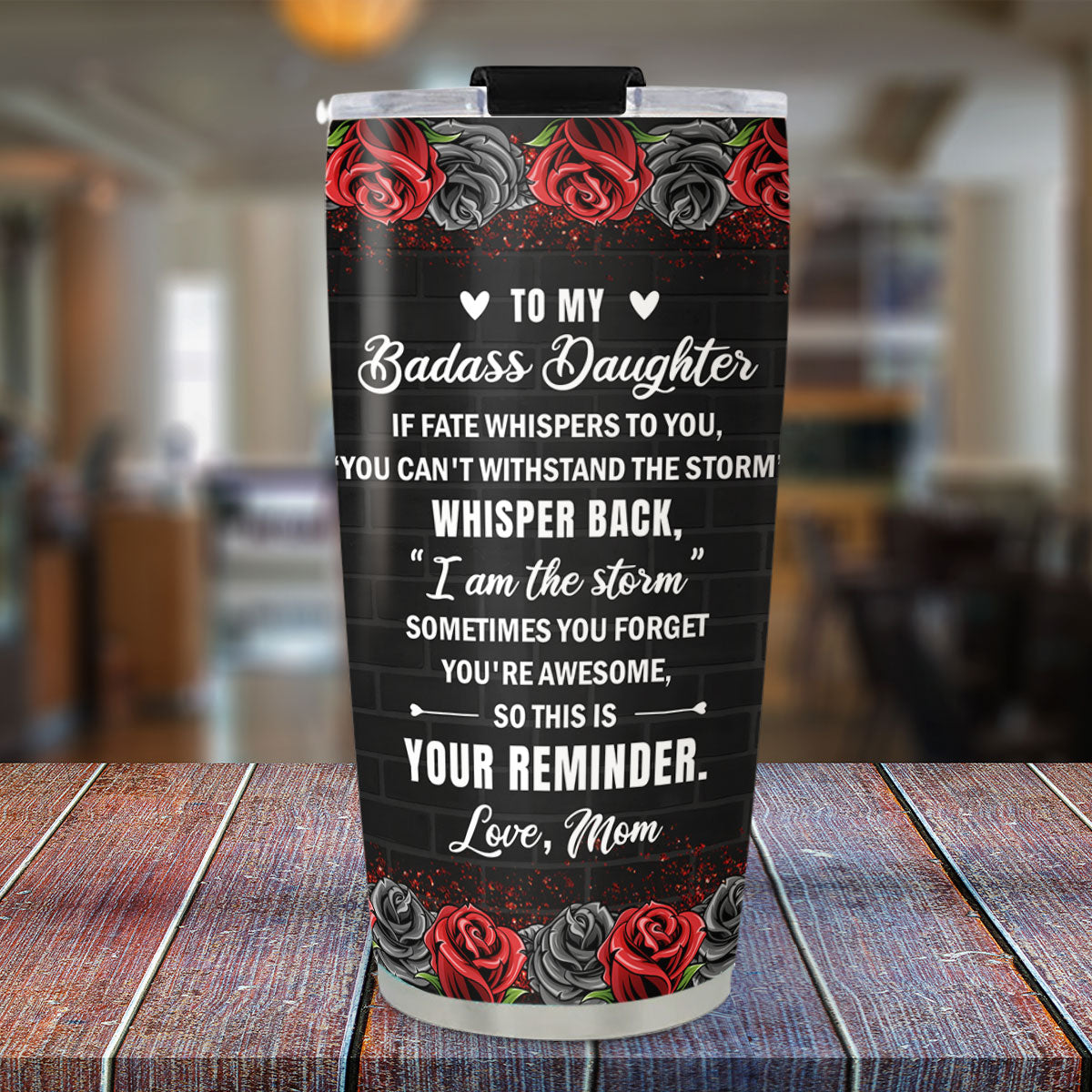 Custom Mother's Day Birthday Gifts For Daughter • For The Strongest Daughter - Personalized Tumbler