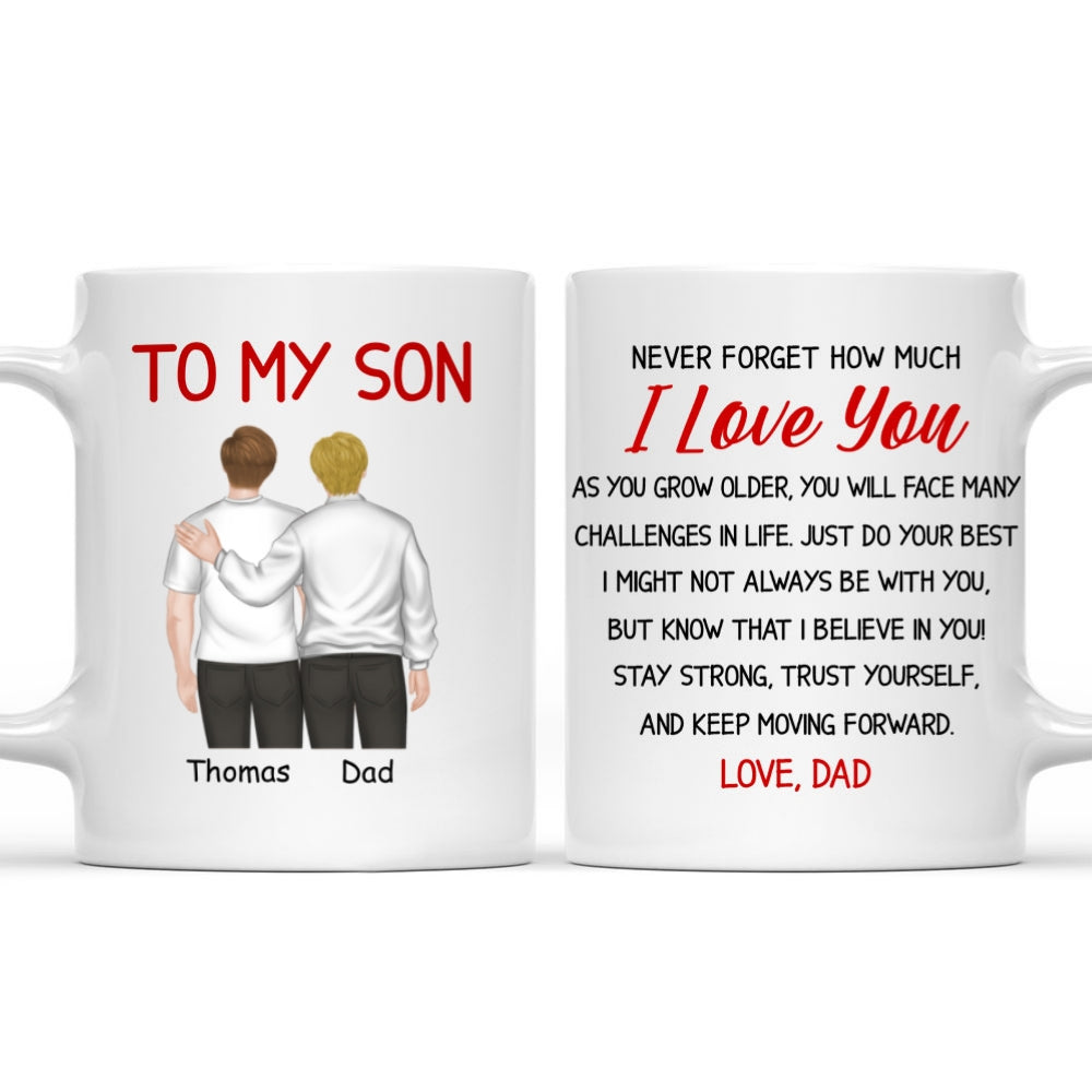 Custom Christmas & Birthday Gift for Son • My Boy My Son - Personalized Coffee Mug