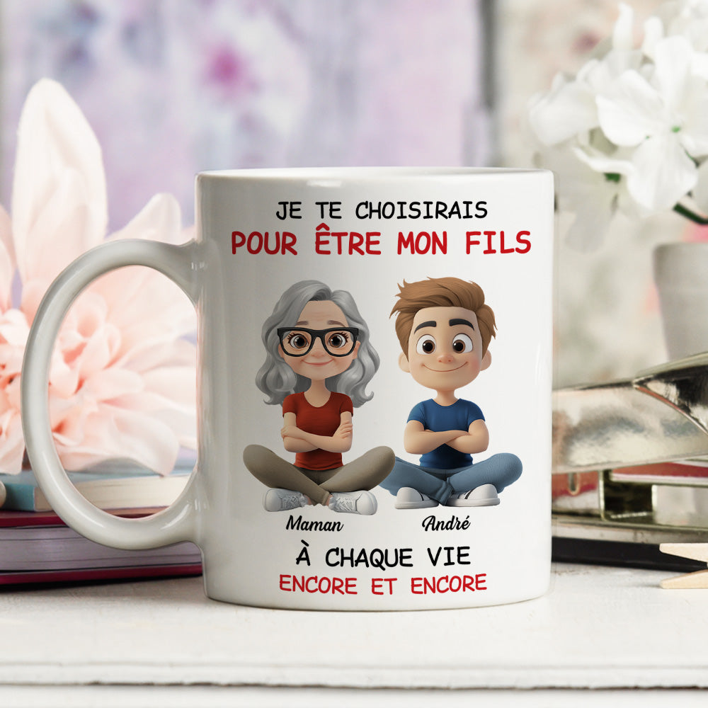Custom Christmas & Birthday Gift for Son • Mug Personnalisé - Toujours Te Choisir 3