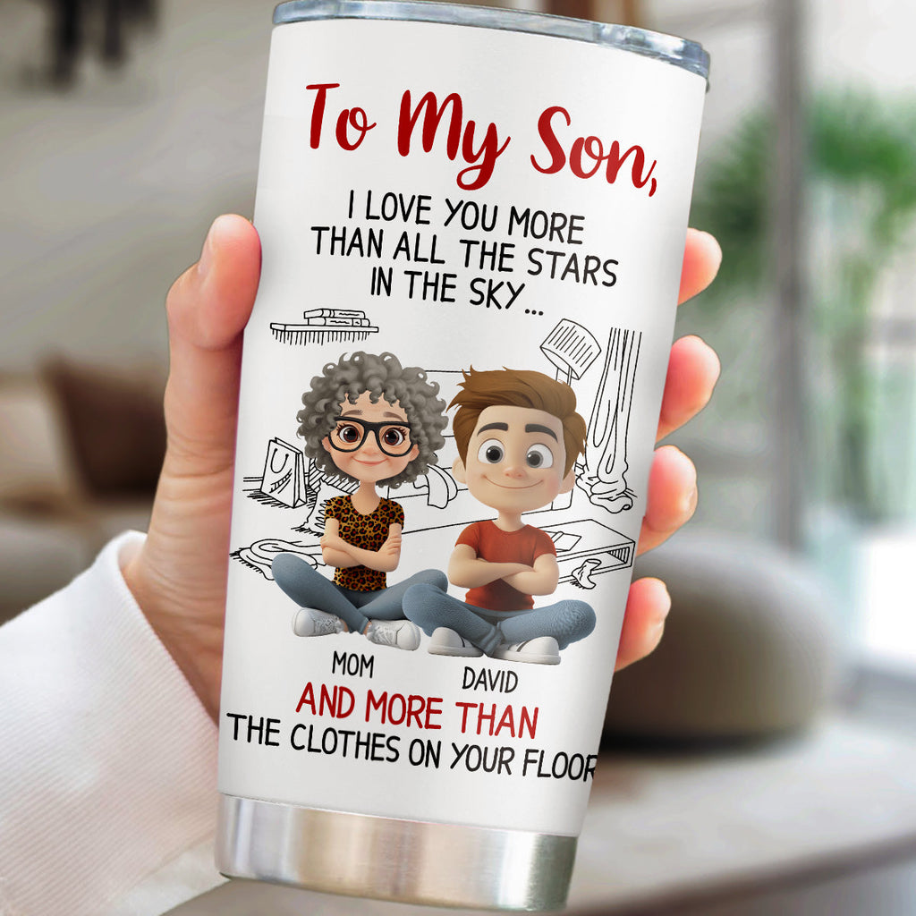 Custom Father's Day Birthday Gifts For Son • Love You Always My Son - Personalized Tumbler