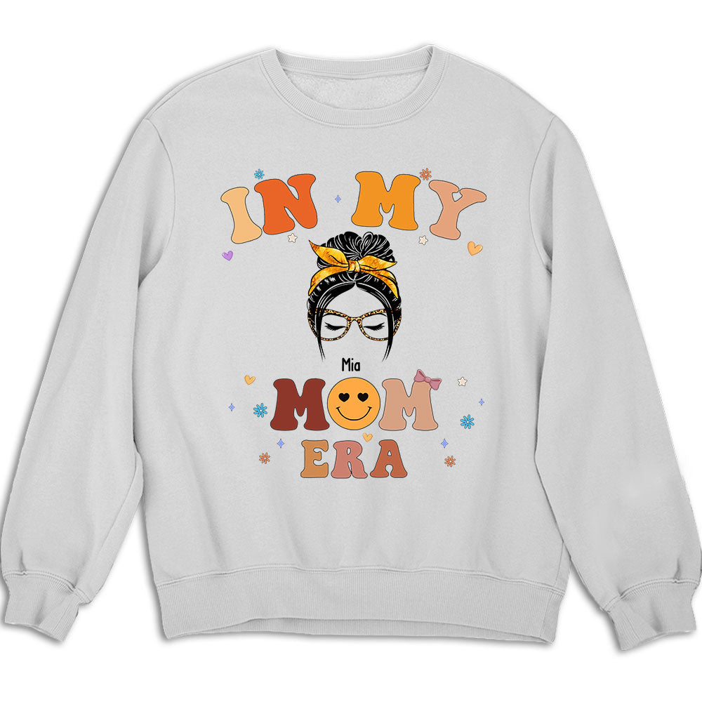 Custom Christmas & Birthday Gift for Mom, Grandma • In My Mom Era - Personalized Shirt