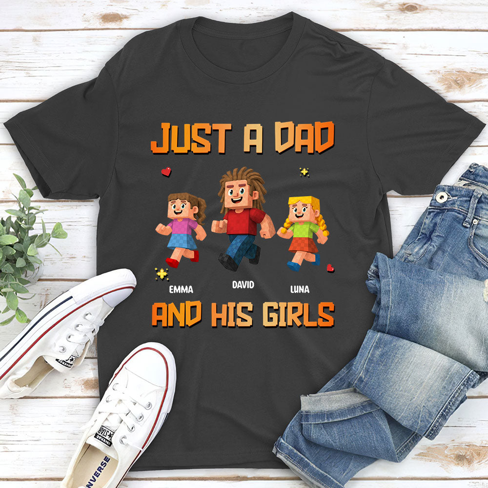 Custom Christmas Anniversary Keepsake Gifts For Husband • Just A Dad - Personalized Shirt