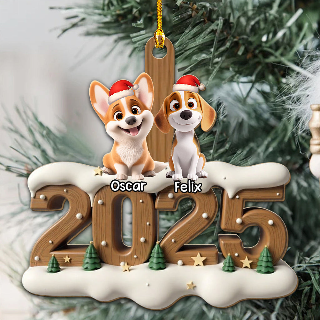 Custom Keepsake Christmas Ornament •  Only You This Year - Personalized 3D Effect Wood Ornament