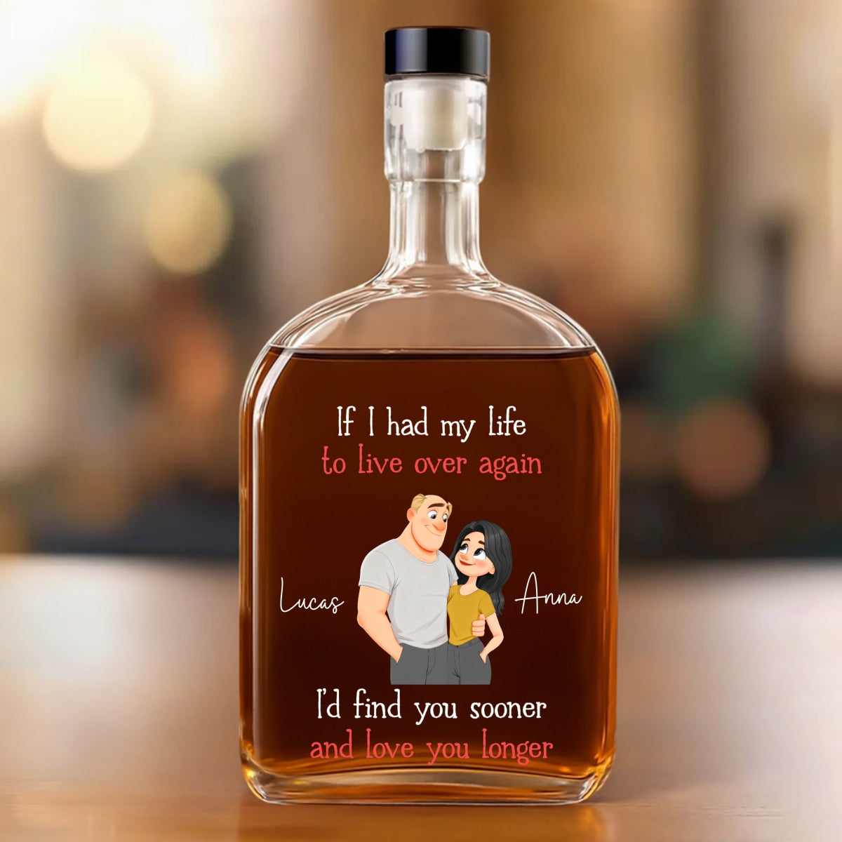 Love You So Much - Personalized Spirits Decanter