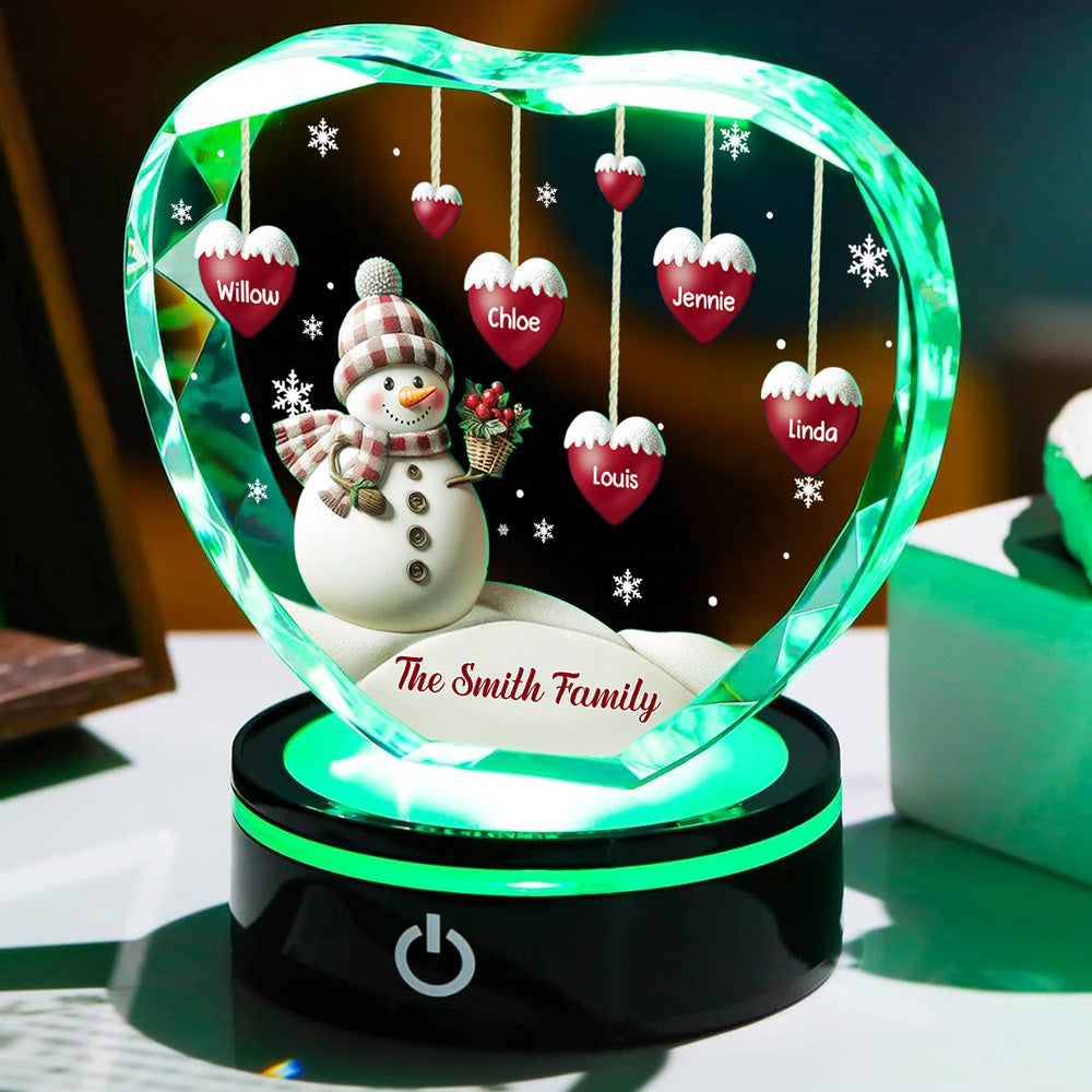 Sweet Heart - Personalized Crystal Led Light