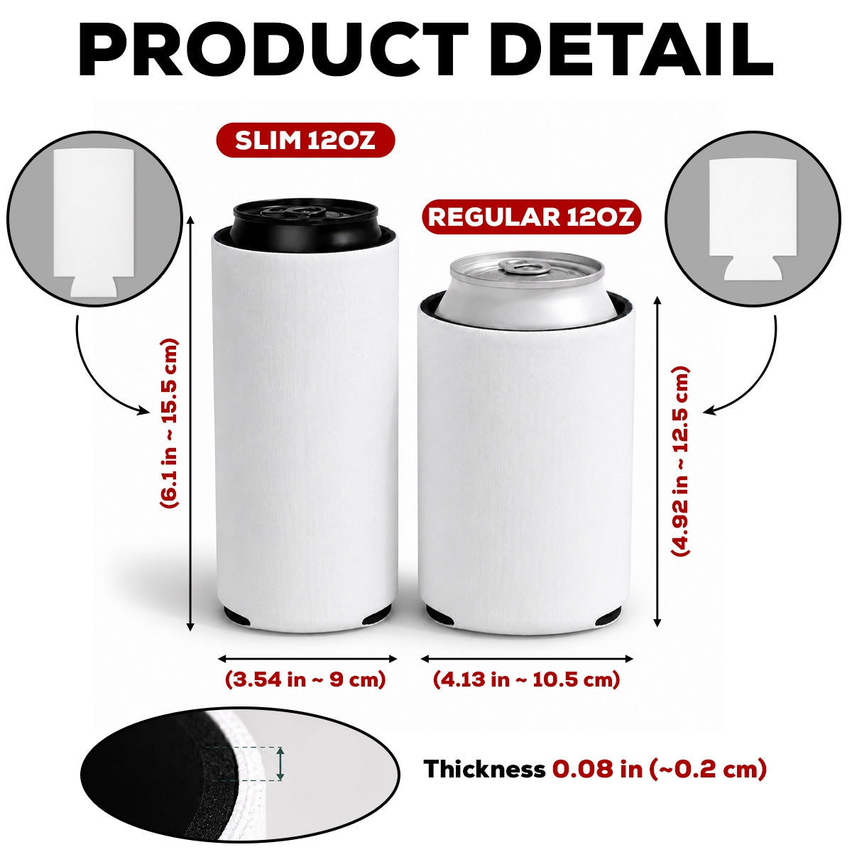 Best Bitches - Personalized Skinny Can Cooler