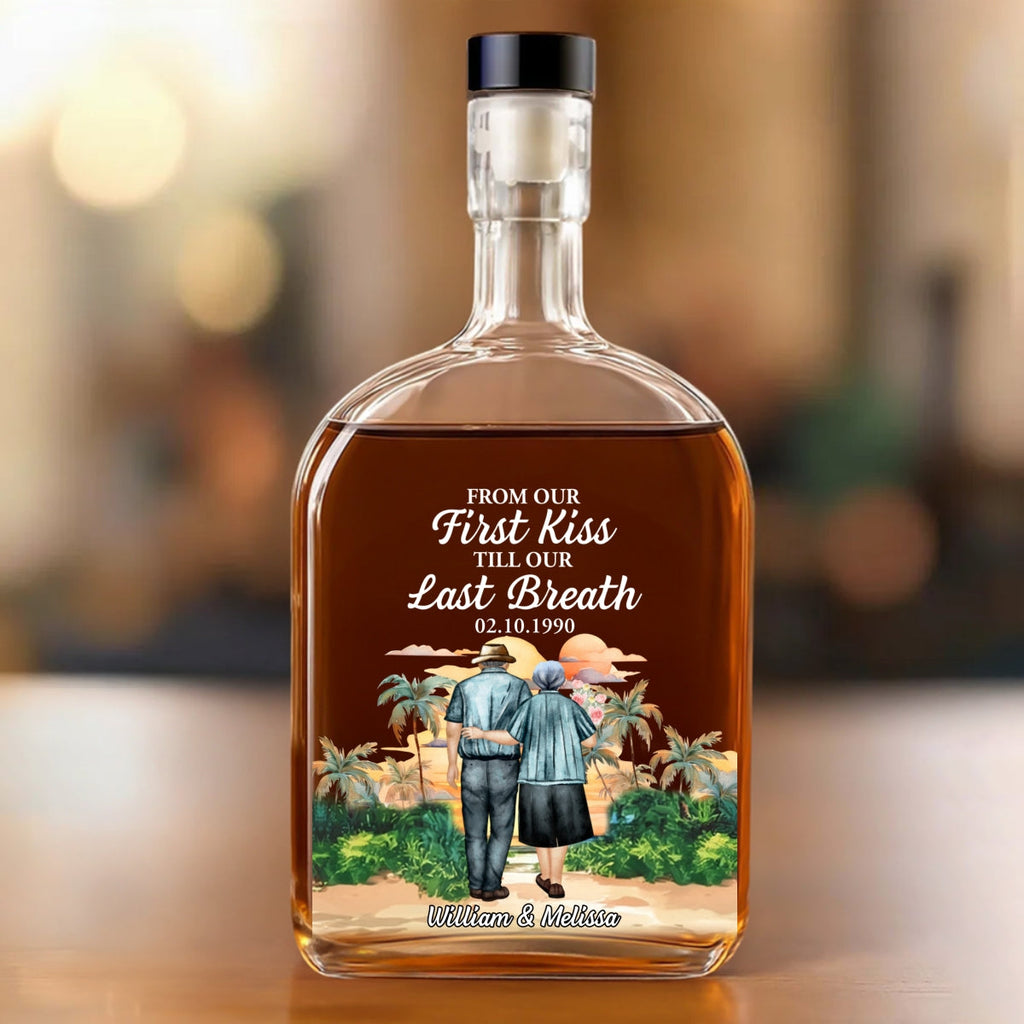 From Our First Kiss - Personalized Spirits Decanter