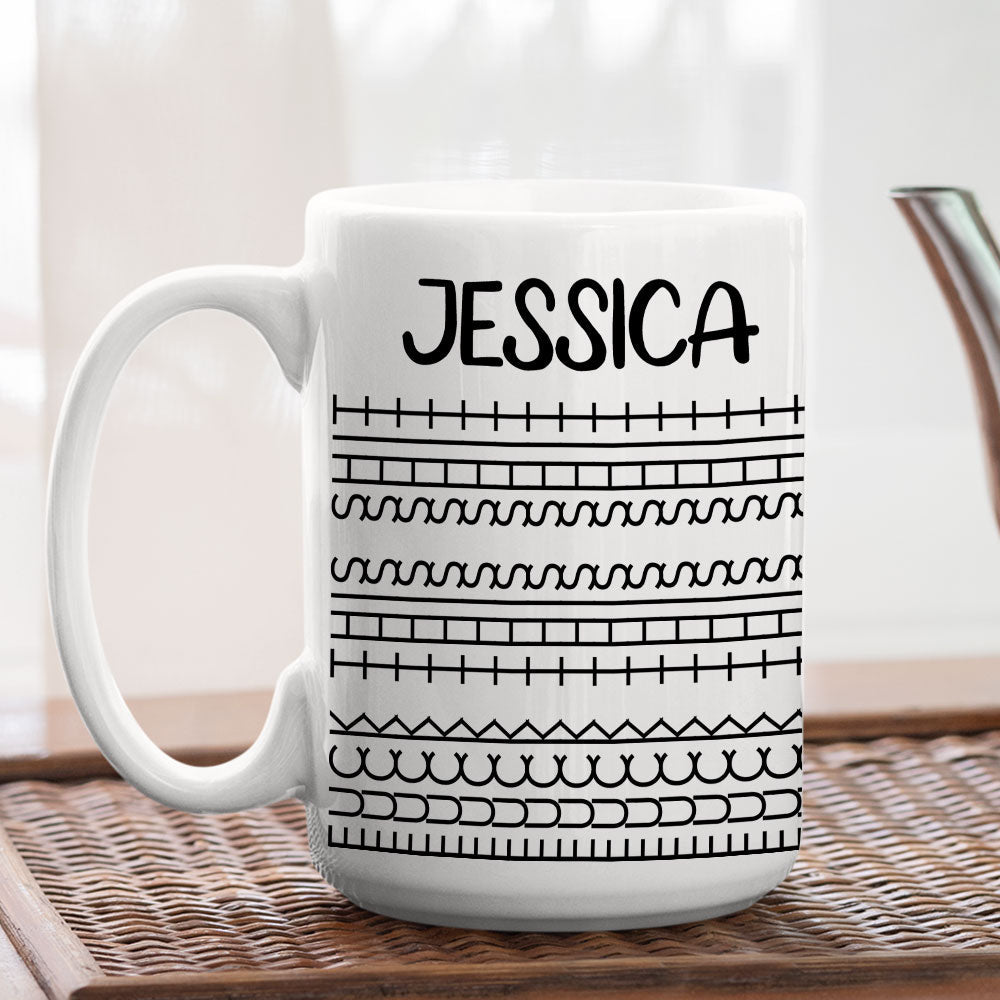 Custom Hidden Message Mug, Funny Gag Gift for Coworker Friend Girlfriend • Hidden Words Pure Poetry - Personalized Coffee Mug
