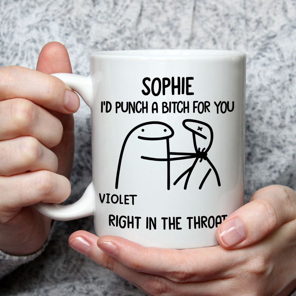 Custom Best Friend, Christmas & Birthday Friendship Keepsake Gift • Punch For You - Personalized Coffee Mug