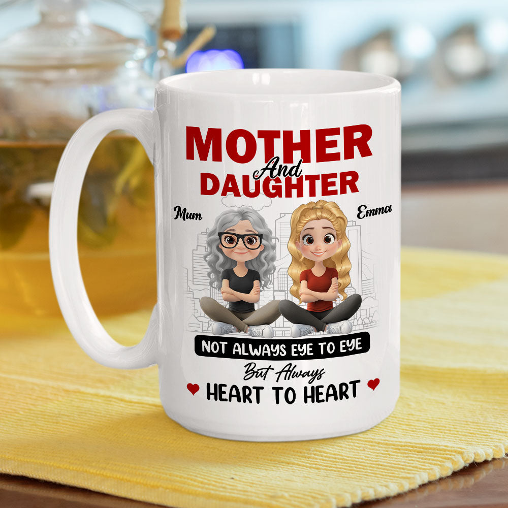 Custom Mother's Day Gift for Daughter • Forever Mum And Daughter - Personalized Coffee Mug