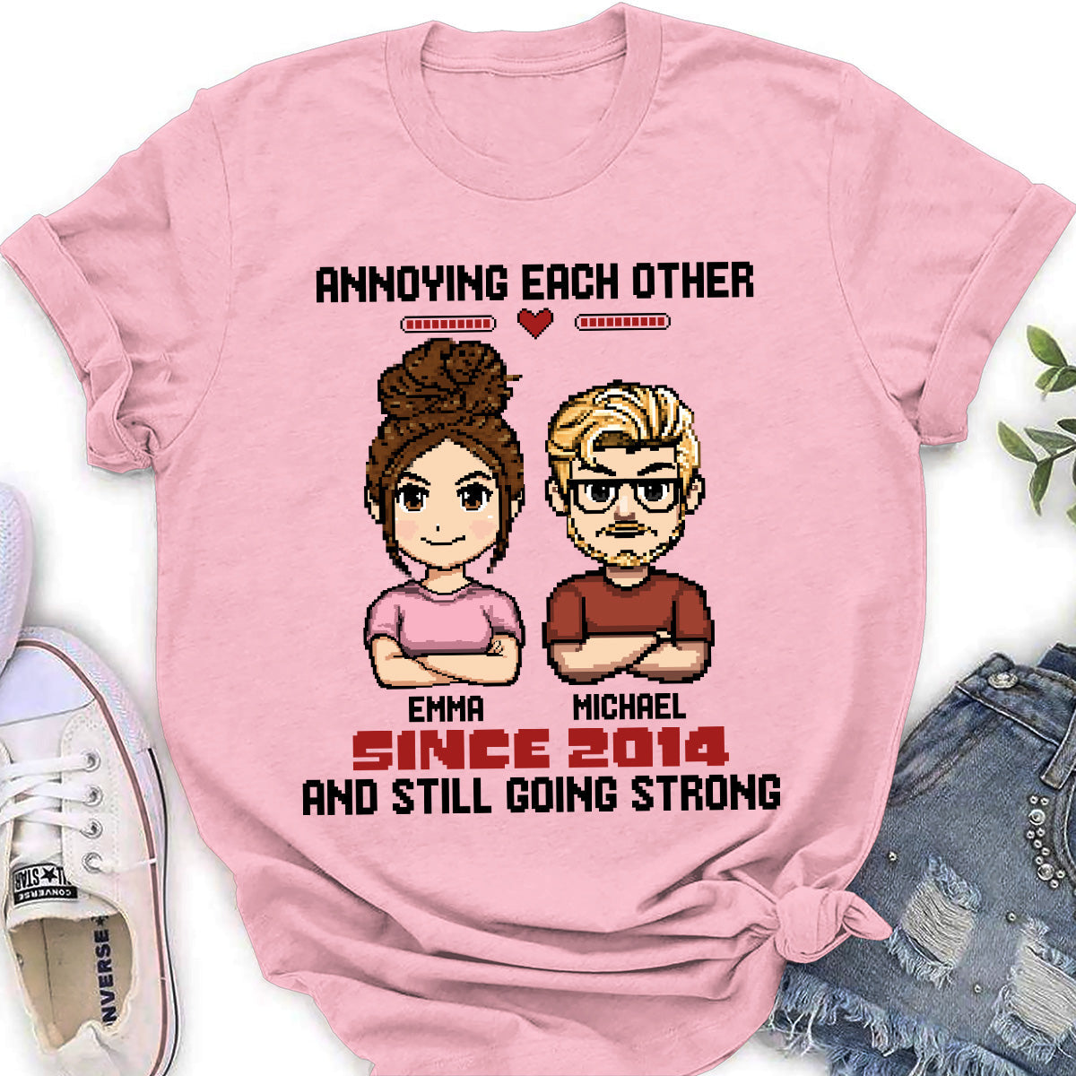 Custom Christmas Anniversary Keepsake Gifts For Husband • Annoying For Years - Personalized Shirt