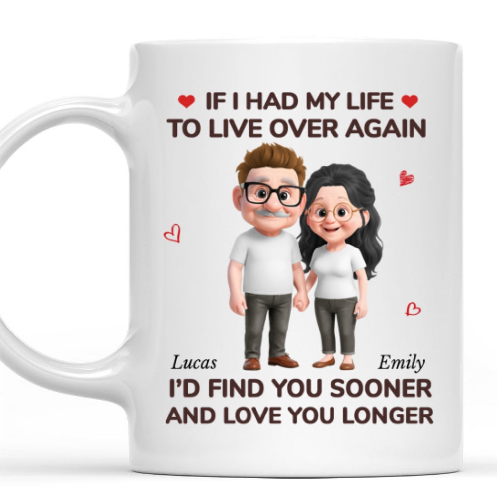 Custom Anniversary Keepsake Gifts For Couple • Love You For Life - Personalized Coffee Mug