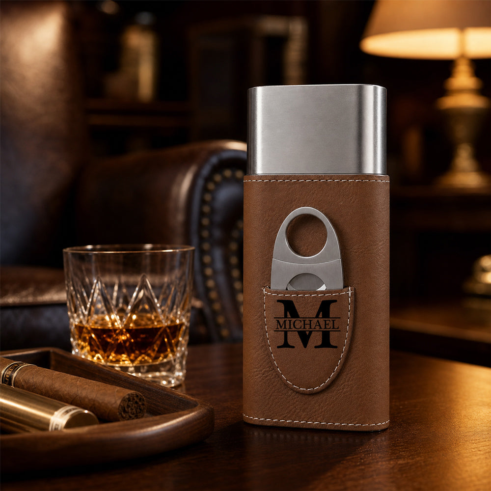 In The Backyard - Personalized Cigar Case