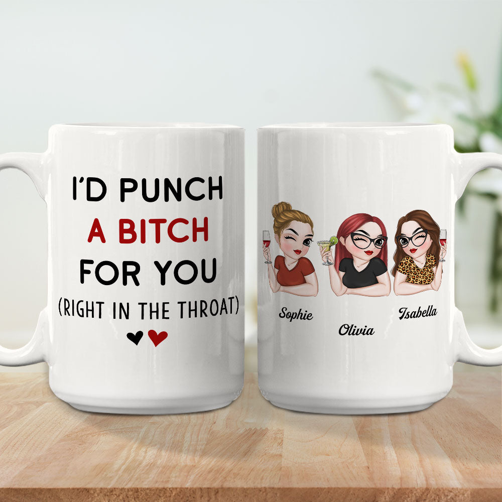 Custom Best Friend, Christmas & Birthday Friendship Keepsake Gift • My Best Friend - Personalized Coffee Mug