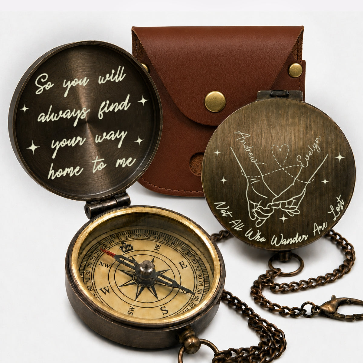 Your Last Everything - Personalized Engraved Pocket Compass