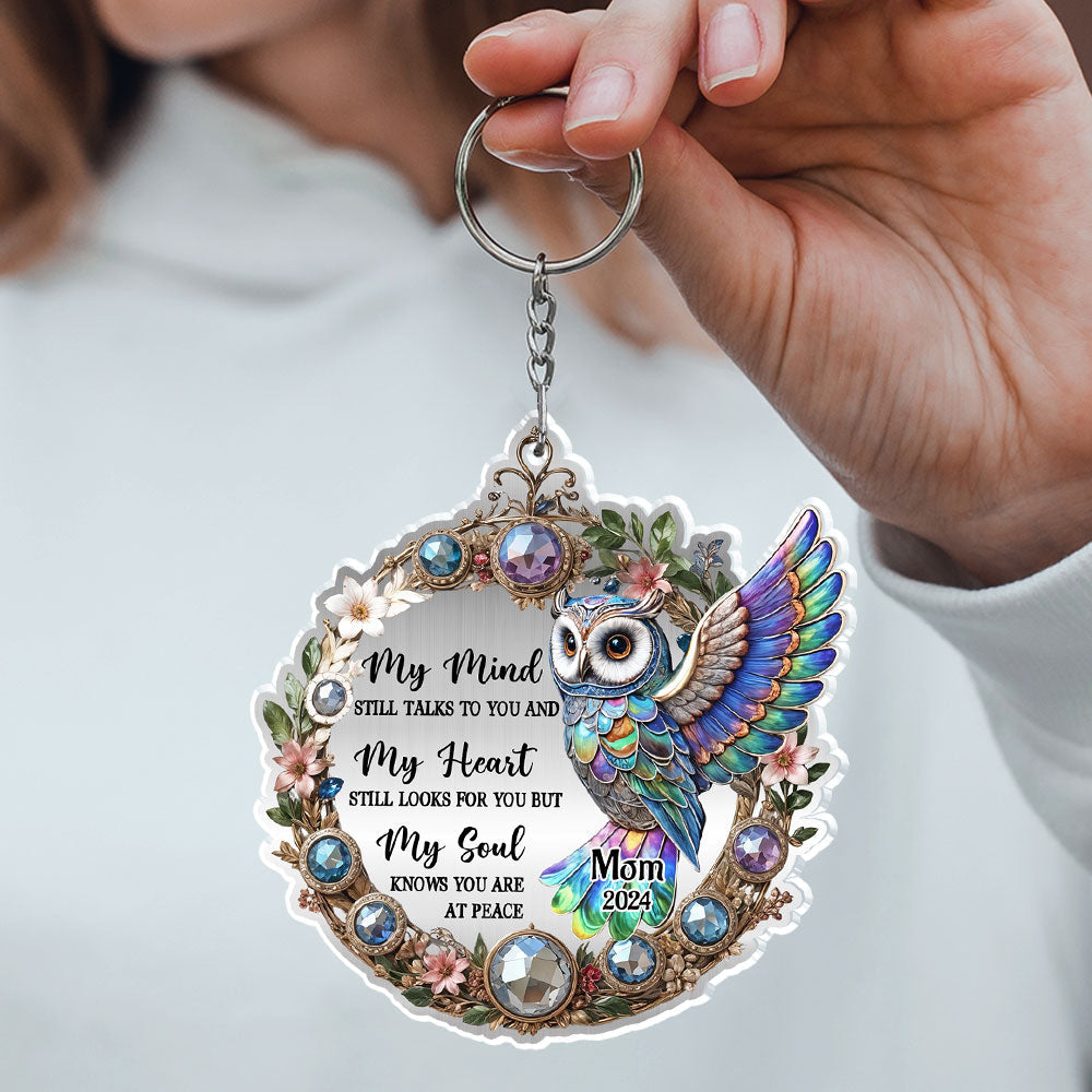 Owl My Mind My Heart My Soul - Personalized Acrylic Keychain