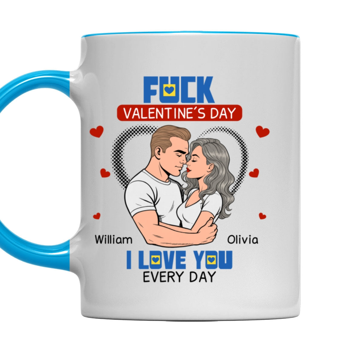 Custom Anniversary Keepsake Gifts For Couple • I Do Not Care - Personalized Accent Mug