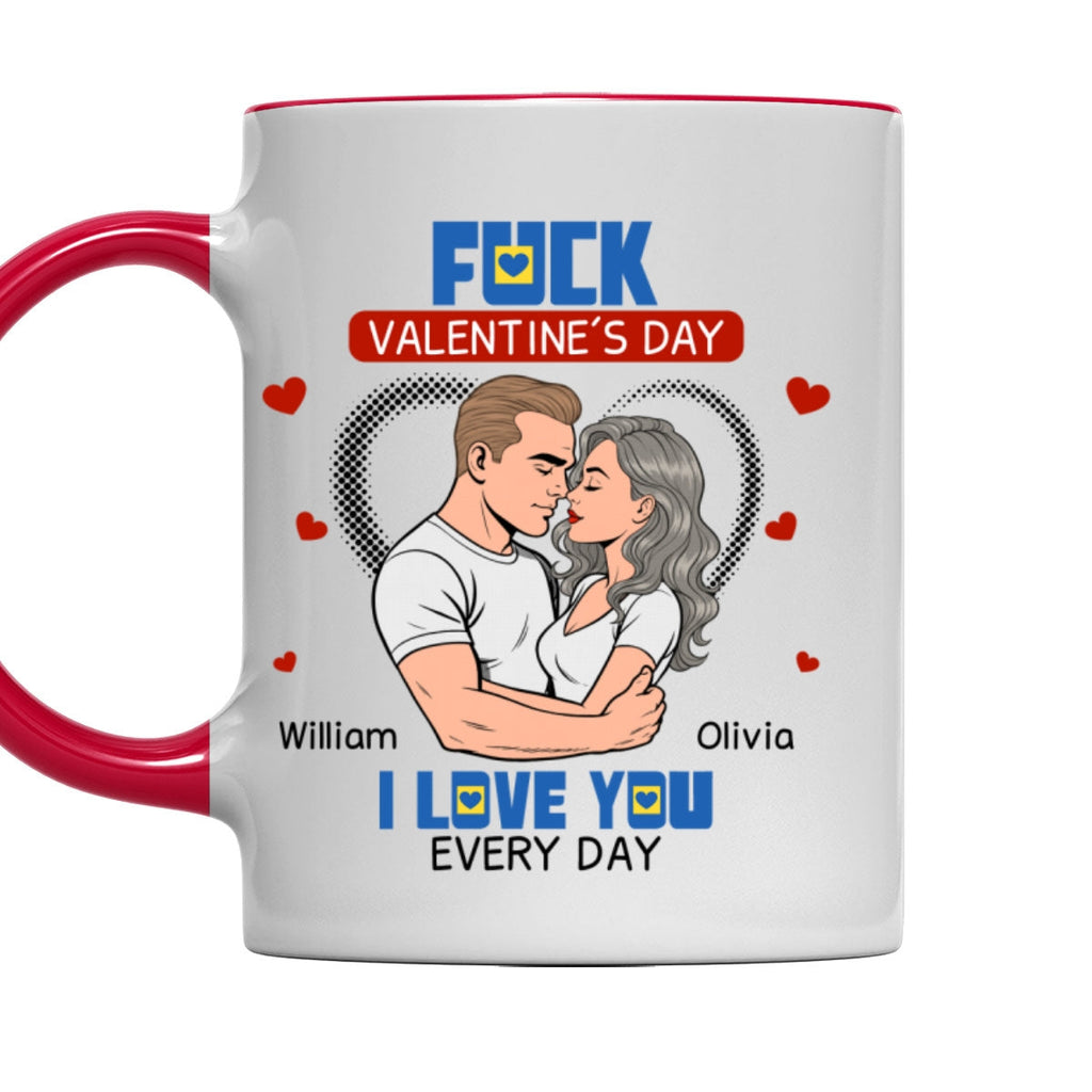 Custom Anniversary Keepsake Gifts For Couple • I Do Not Care - Personalized Accent Mug
