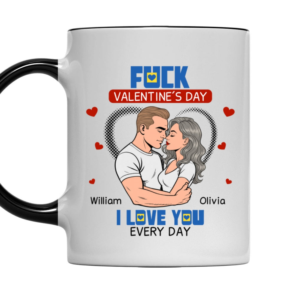Custom Anniversary Keepsake Gifts For Couple • I Do Not Care - Personalized Accent Mug