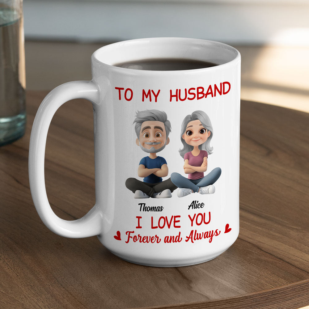 Custom Anniversary Keepsake Gifts For Couple • In Love With You - Personalized Coffee Mug