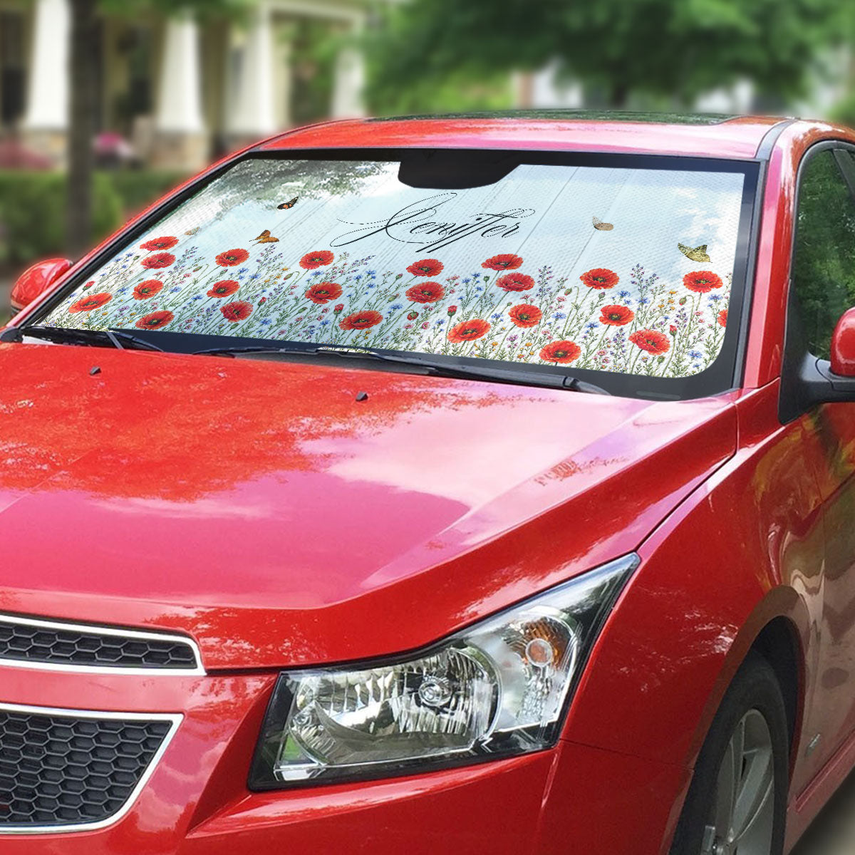 Bloom Behind Every Journey - Personalized Car Sunshade