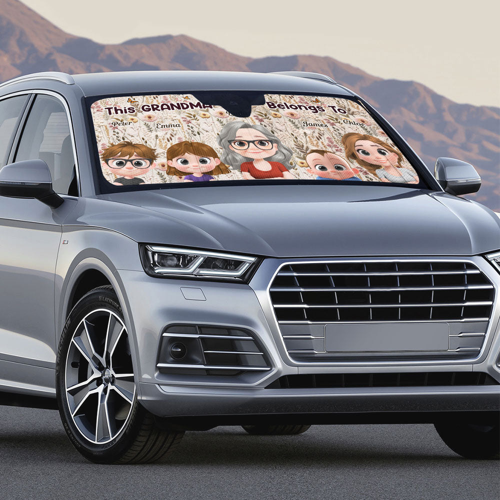 Wildflower Garden - Personalized Car Sunshade