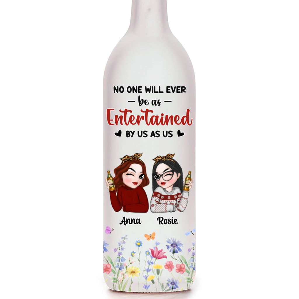 Blooming Friendship - Personalized Bottle Lamp