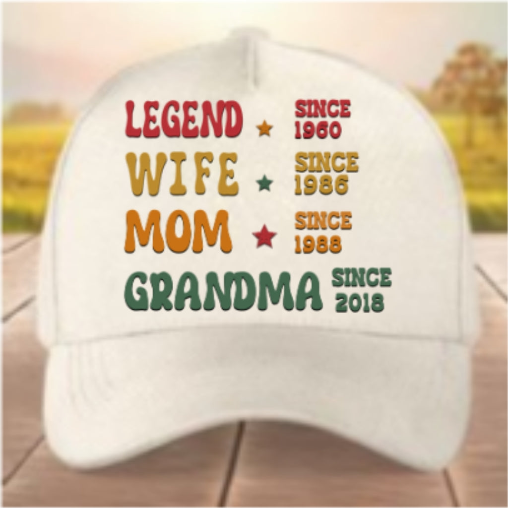 The Legendary Woman - Personalized Classic Cap