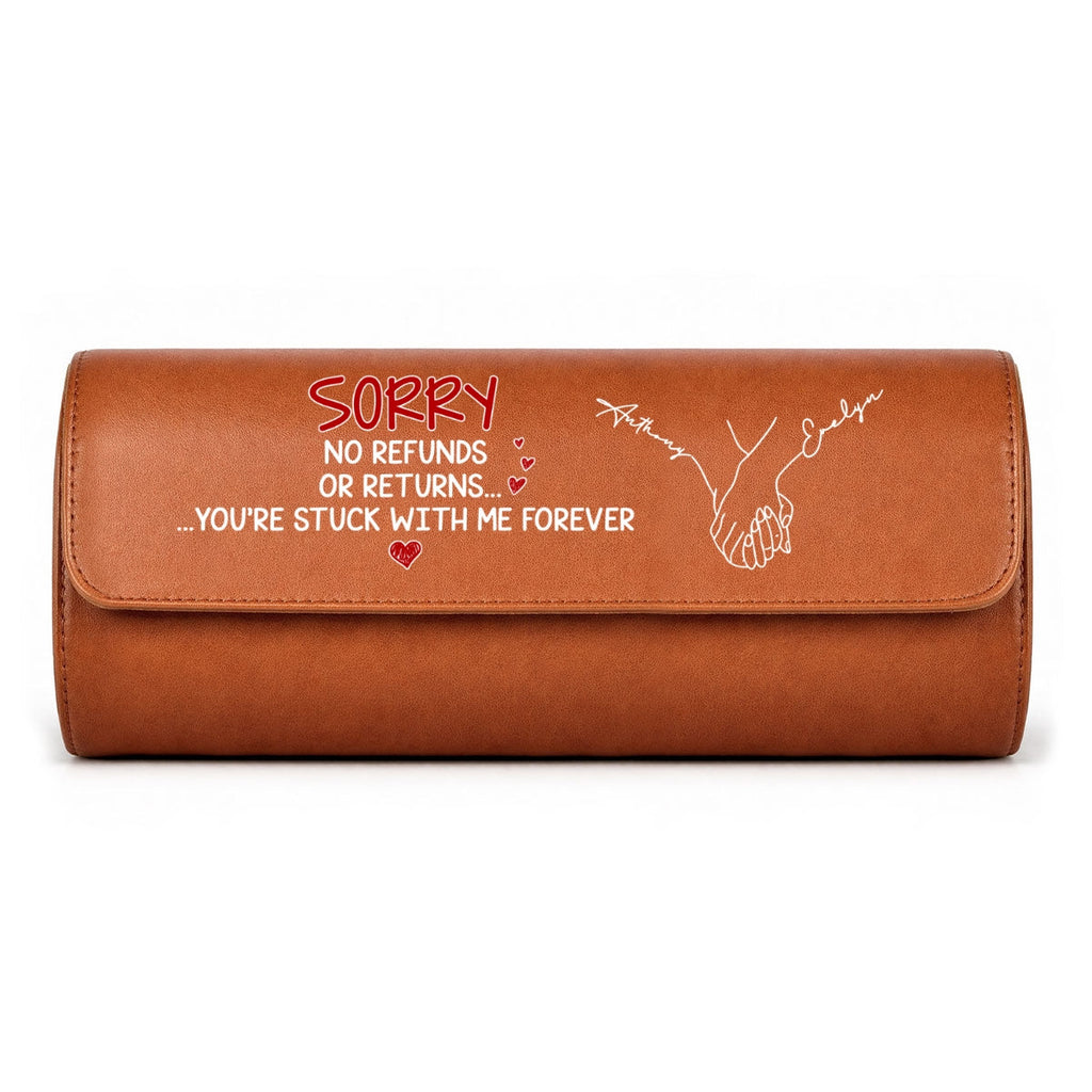 Stuck With Me - Personalized Leather Watch Case