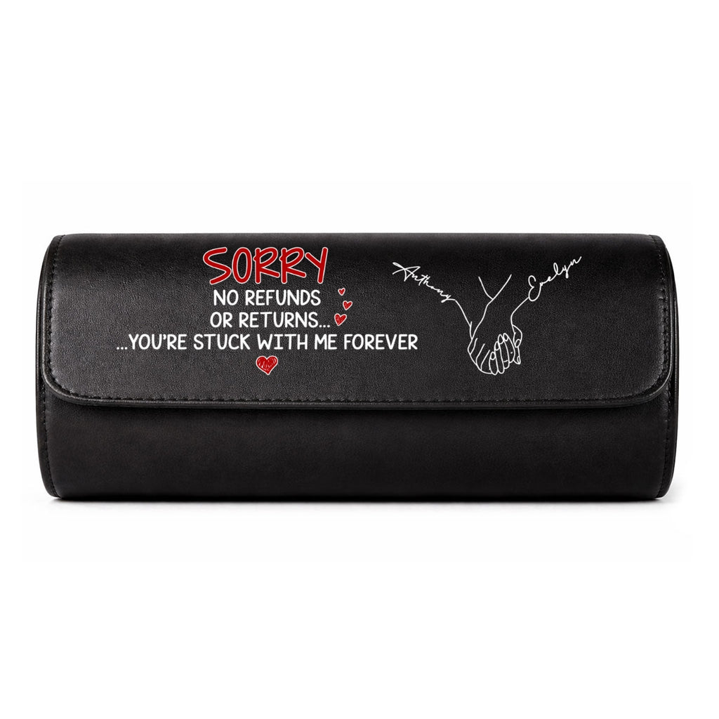 Stuck With Me - Personalized Leather Watch Case
