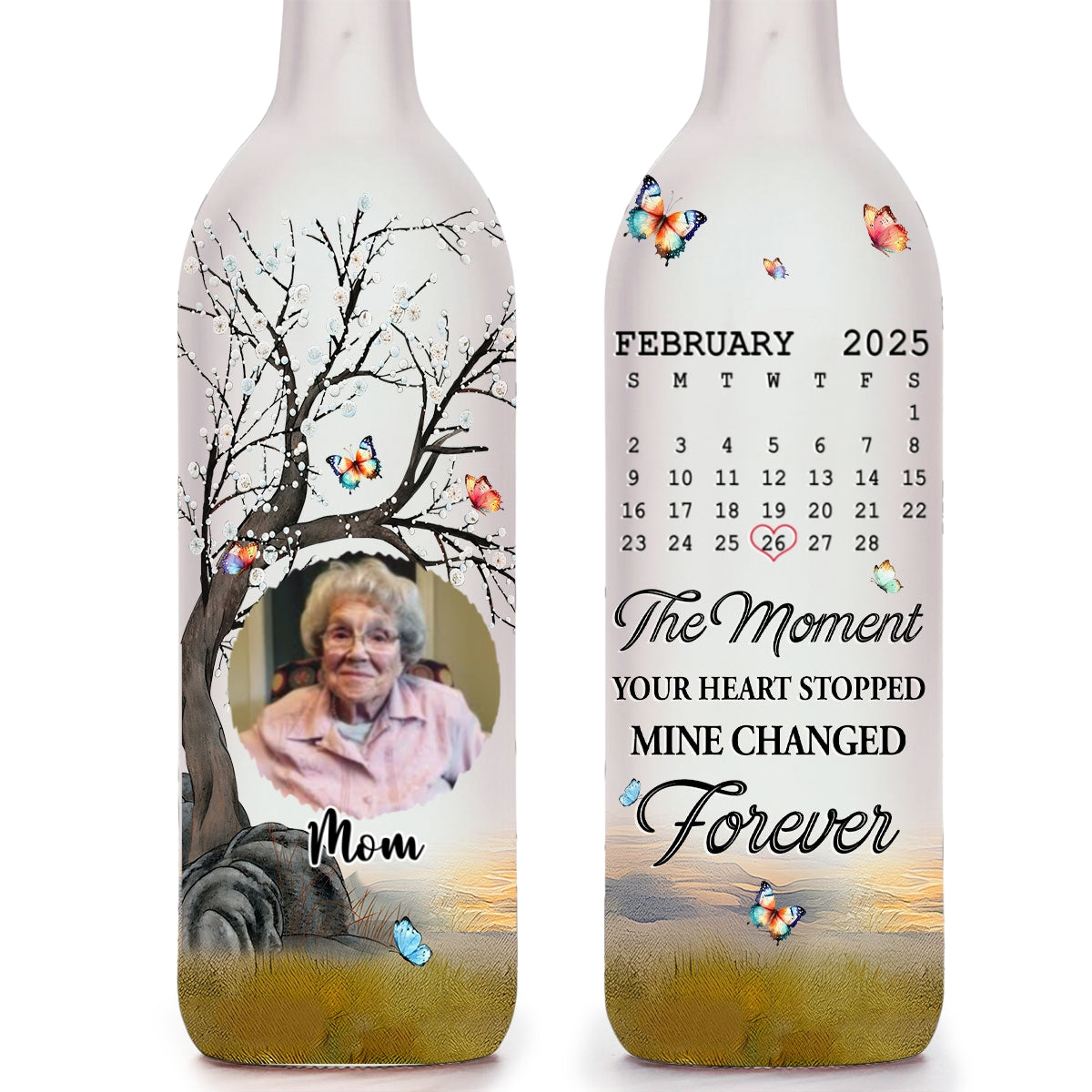 Mine Changed Forever - Personalized Bottle Lamp