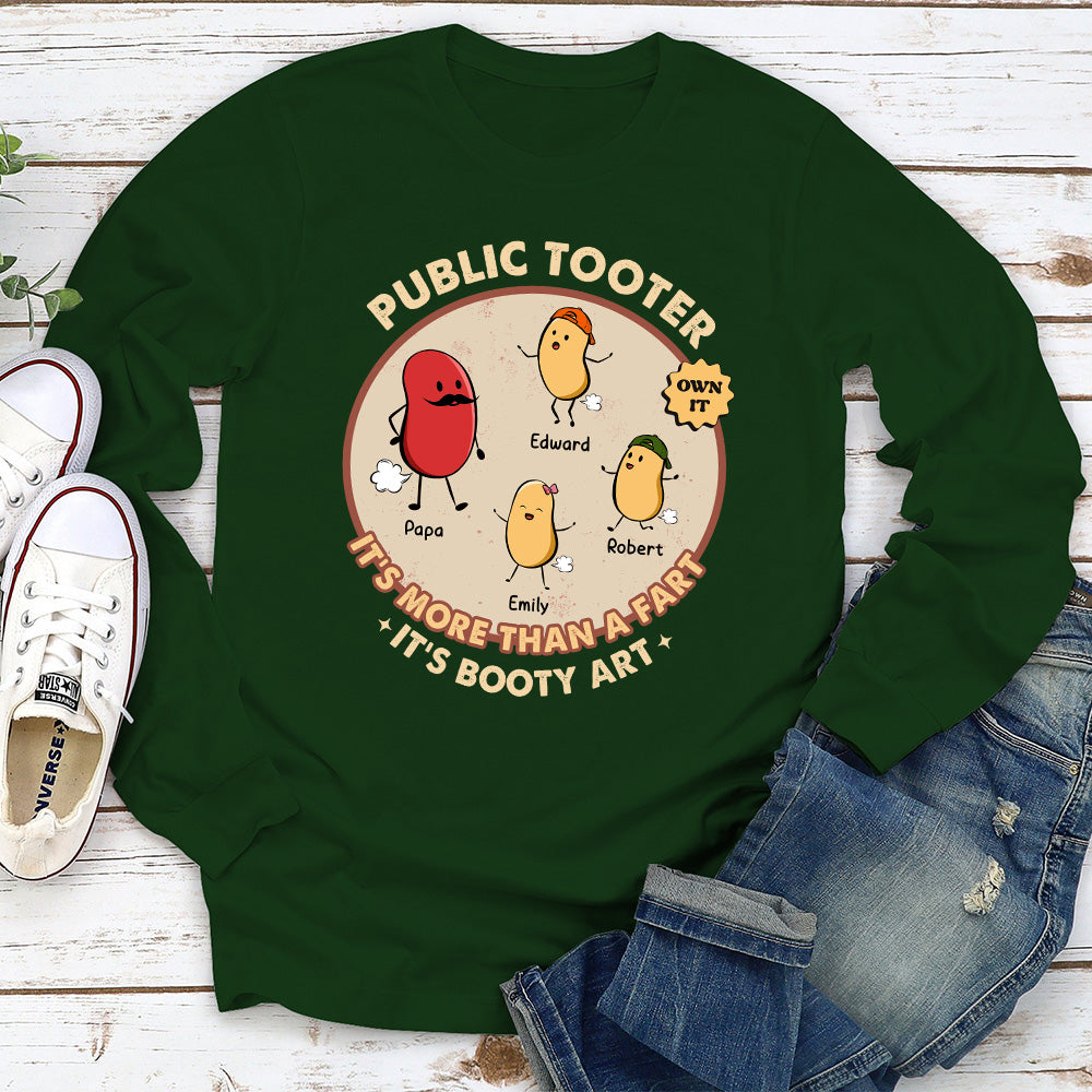 Custom Father's Day, Special Gift for Dad & Grandpa • Toot Like You Mean It - Personalized Shirt