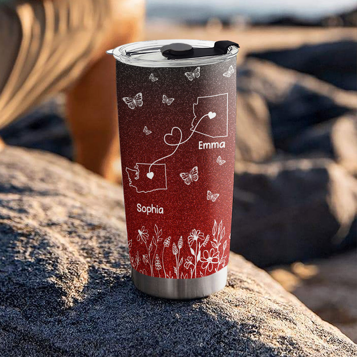 Custom Christmas Birthday Gifts For Best Friend • Long Distance Friend - Personalized Tumbler