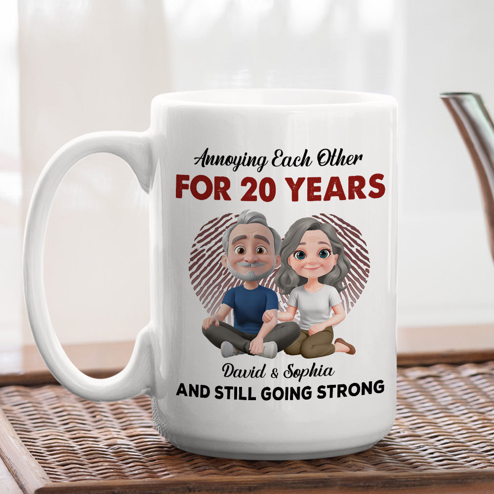 Custom Anniversary Keepsake Gifts For Couple • I Love You My Whole Life - Personalized Coffee Mug
