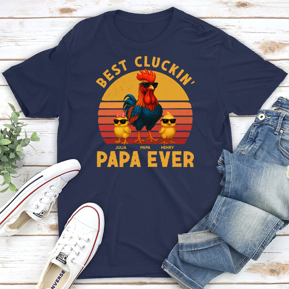 Custom Christmas & Birthday Gift for Grandpa • The Clucking Best - Personalized Shirt