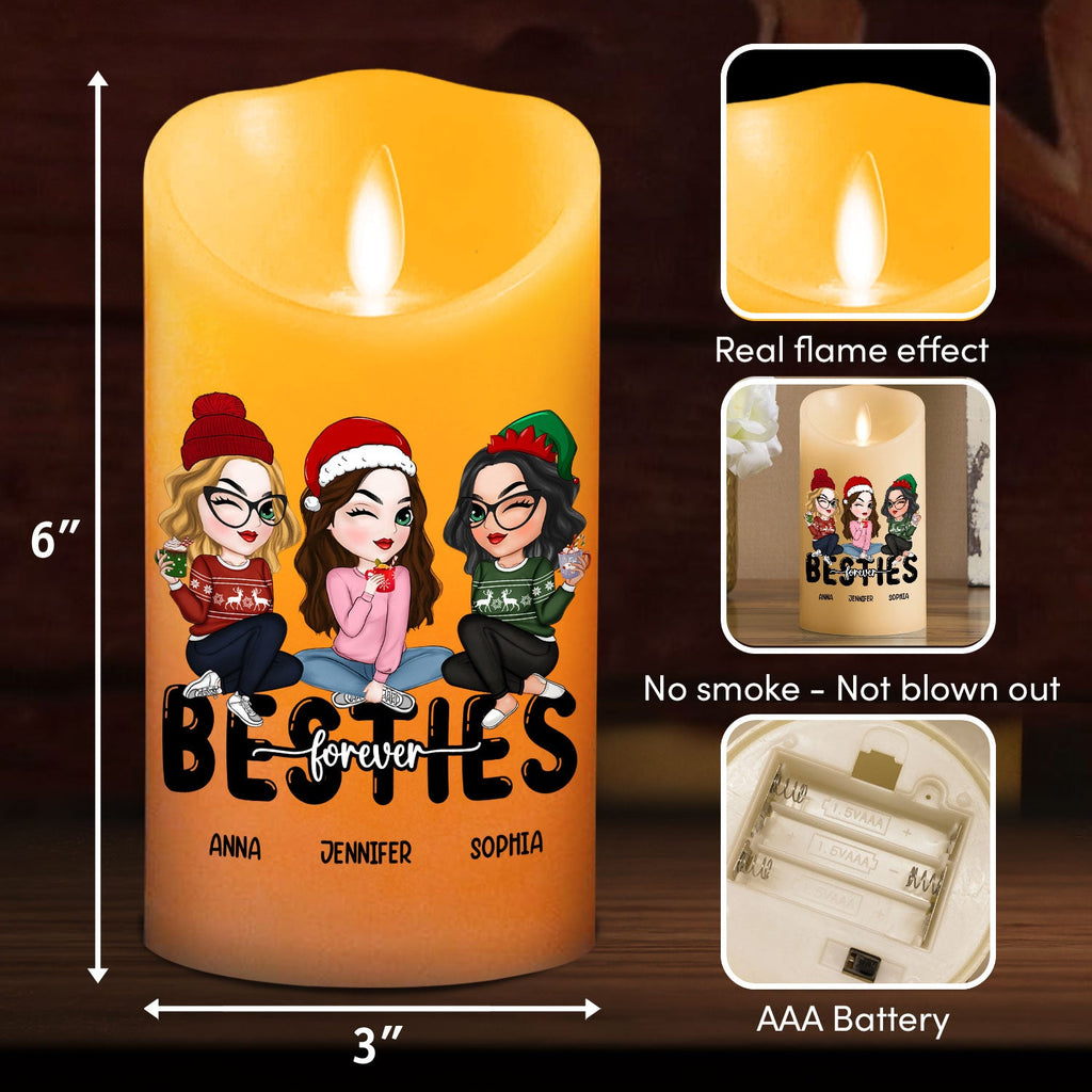 Friendship Is Endless - Personalized LED Candle