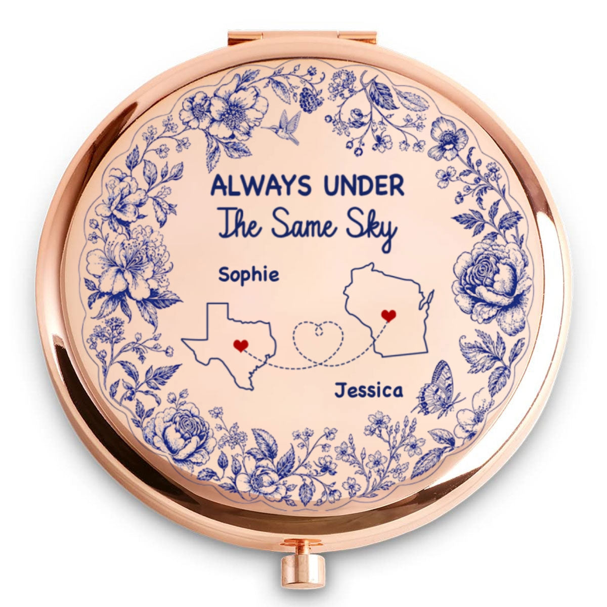 Under The Same Sky - Personalized Compact Mirror