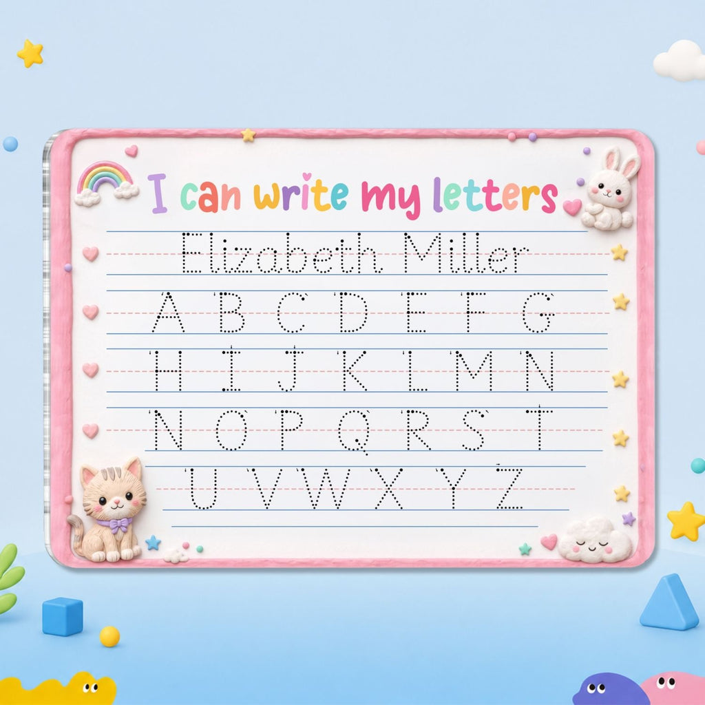 Write My Letters - Personalized Acrylic Tracing Board