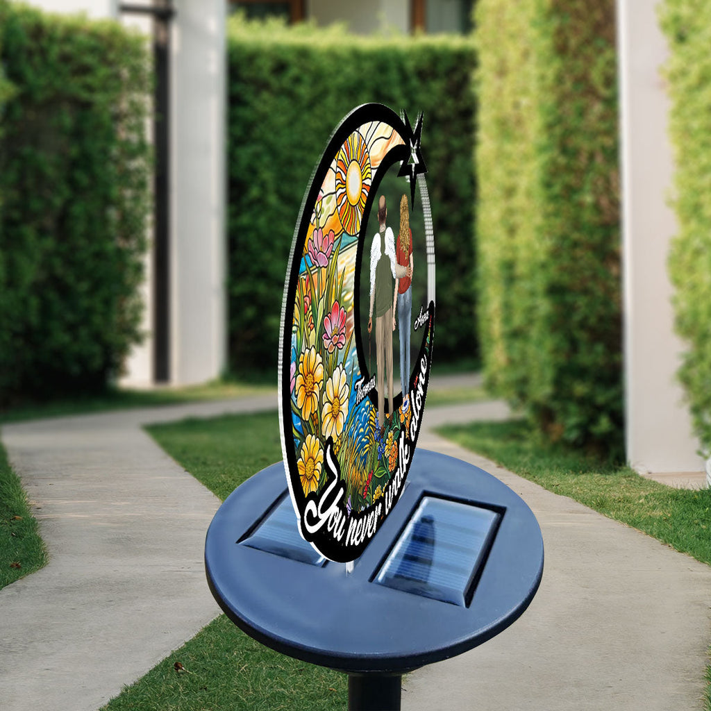 You Never Walk Alone - Personalized Solar Light