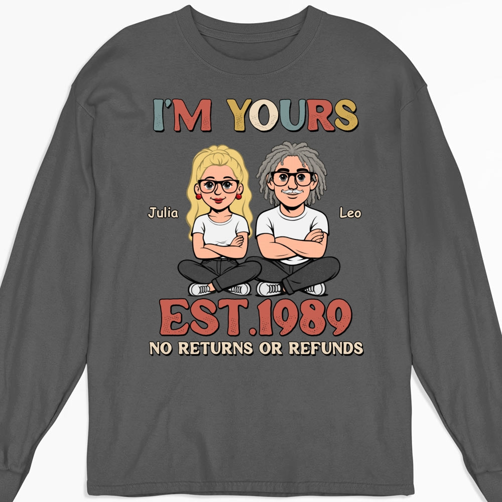 Custom Christmas Anniversary Keepsake Gifts For Husband • I Am Yours - Personalized Shirt