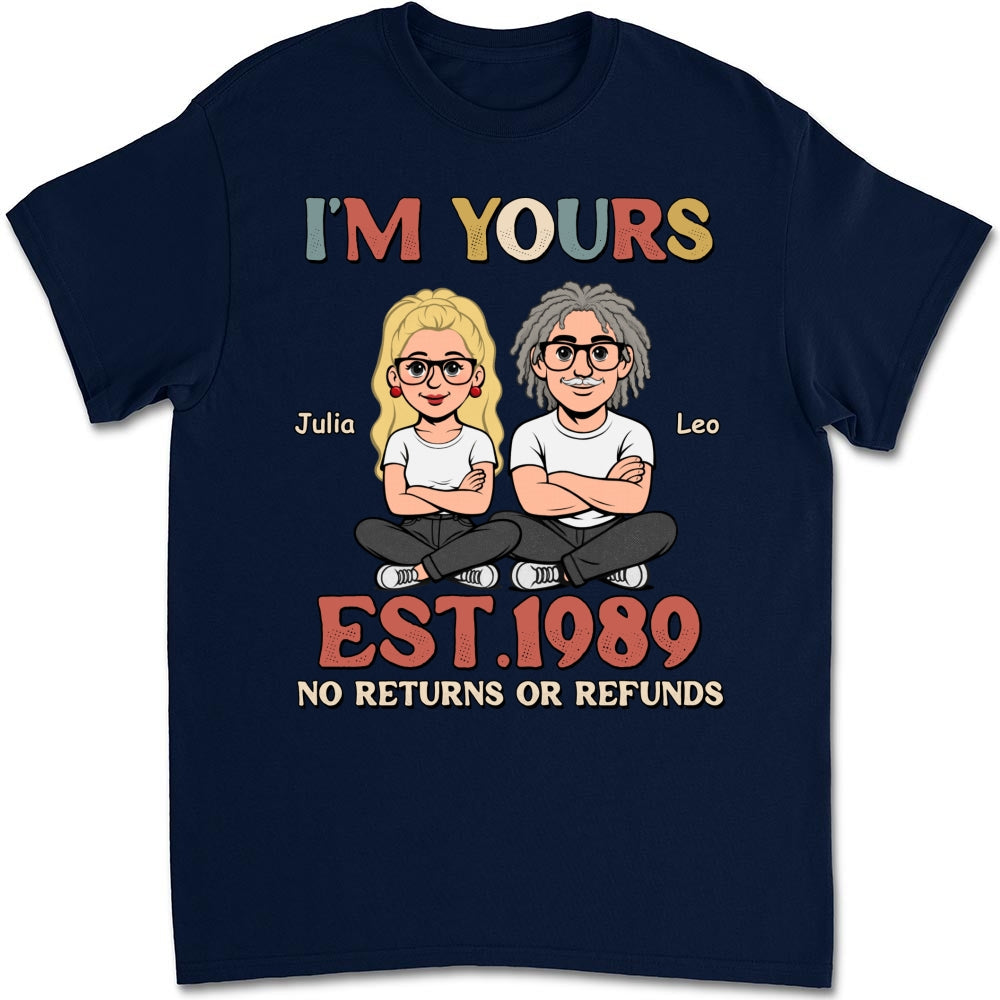 Custom Christmas Anniversary Keepsake Gifts For Husband • I Am Yours - Personalized Shirt