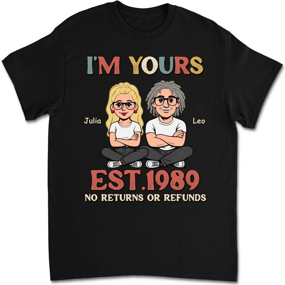 Custom Christmas Anniversary Keepsake Gifts For Husband • I Am Yours - Personalized Shirt